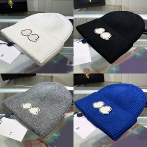 Beanie-Schädel-Kappen, Designer-Strickmützen, beliebte Herbst-Winter-Mütze, klassische Strickmütze mit Buchstaben-Gänsedruck, Ski-Marken-Mütze, hochwertige karierte Luxus-Warmmütze