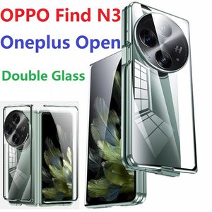 Металлический каркас для корпуса OPPO Find N3, стеклянная пленка, двусторонняя магнитная защита, открытая крышка Oneplus