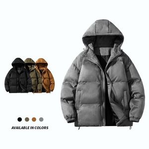 일본 스타일 부부 후드 겨울 재킷 남자 파카 프린트 따뜻한 코트 남성 재킷 코트 5xl 파카 남자 옷 새