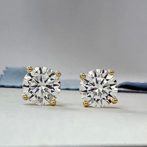 Ear Cuff Earrings for Women 925 Sterling Silver Plated 18K Gold Fashion Wedding Lab Created Diamond Gift Jewelry 231129