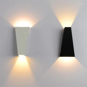 Lâmpadas de parede LED Indoor SCENCE MODERNA Lâmpada de ferro quarto de cabeceira da escada Luz de 10w Art Deco Iluminação