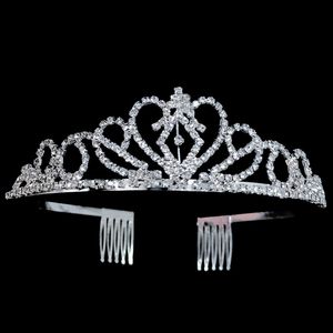 Fascia per capelli con corona di gioielli da sposa, copricapo con fascia per capelli con strass