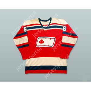 Özel Brian Gibbons WHA 1972-73 Ottawa Nationals 6 Away Hokey Forması Yeni Top Dikişli S-M-L-XL-XXL-3XL-4XL-5XL-6XL