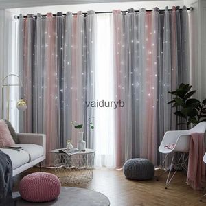 Tratamentos de janela # cortinas blackout luxo estrela sala estar simples decoração varanda quarto dupla camada cortinavaiduryb