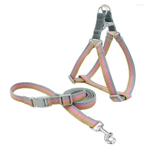 Dog Collars Leash With Handle Pet Chest Strap Small And Medium-Sized Traction Rope Walking For Chihuahua