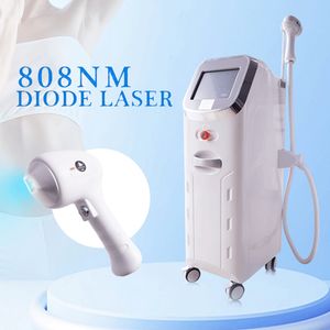 2024 Latest Standing Freezing Point Hair Removal Painless Depilation Equipment 808nm Diode Laser Acne Treatment Wrinkle Removal Salon for Men and Women