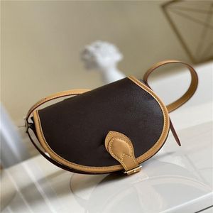 Bolsas Designer mulheres Love You M44860 Tambourine ombro Pochette Crossbody Circular Halfmoon Pesses Wallet Genu3223