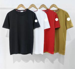 Camisetas de grife masculinas europeias e americanas, camisetas masculinas e femininas, letras de grife impressas em camisas de verão de manga curta, camisetas soltas masculinas, muitas