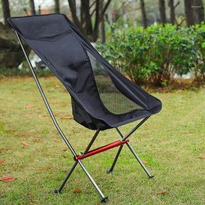 Camp Furniture Portable Foldable Folding Lounger Lightweight Foot Stool Aluminum Alloy 600D Oxford For Hiking Picnic Backpacking Beach BBQ