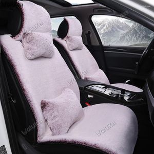 Copertini per seggiolini per auto invernale cuscino a due colori peluche inverno con copertura universale calda cuscinetto in lana CD50 Q03