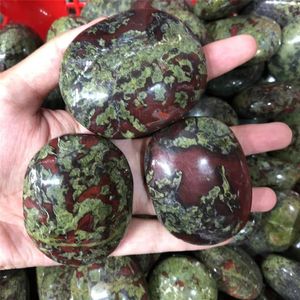 Massageboenar Rocks Natural Crystal Tumbled Palm Stone Gemstone Dragon Blood Stone Crystal Healing Stone Crafts For Anxiety Stress Therapy Massage 231128