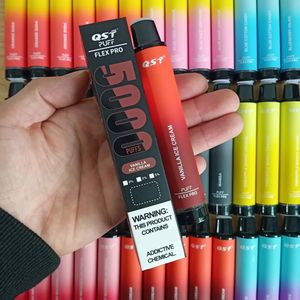 Penne Vape ricaricabili originali Puff Flex pro 5000 puff Kit di sigarette elettroniche monouso con penna Vape 650mAh Batteria 5000 puff Vapori preriempiti di alta qualità