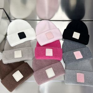 Moda de luxo designer masculino e feminino chapéus de malha outono chapéus de lã de alta qualidade gorro chapéus personalidade estilo rua casal headwear