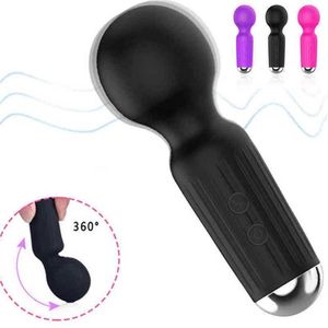 vibratori 20 modalità silenzioso mini vibratore av stick forte bacchetta magica massaggiatore gsp