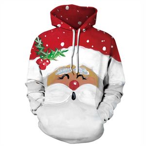 Masculino feminino boneco de neve casal hoodie 3d digital impresso floco de neve feminino outono e inverno casual hoodie natal universal 12qllw