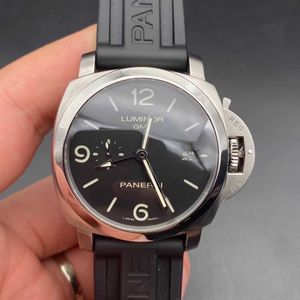 شاهد ساعة Panerass Wristwatches الأزياء الفاخرة 44 ملم 1950 Series Pam00320 أوتوماتيكي ميكانيكي للرجال المصمم للماء من الفولاذ المقاوم للصدأ