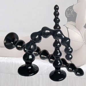 Sex Toy Massager Large Anal Plugs Long Beads Balls Butt Plug Adult Toys for Women Men Gay Anus Expander Buttplug Dilatador