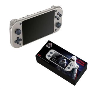 Lettori di giochi portatili M17 Schermo HD da 4,3 pollici Quad Core Sistema EmuELEC 20000+ Gaming Retro Street Fighter Console per videogiochi portatili per emulatori PS1 PSP 25