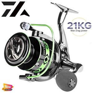 Fly Fishing Reels2 21KG Max Drag Alloy Reel Zinc Gear Aluminium Spool Metal Arm Foot Spinning Carp Saltwater 231129