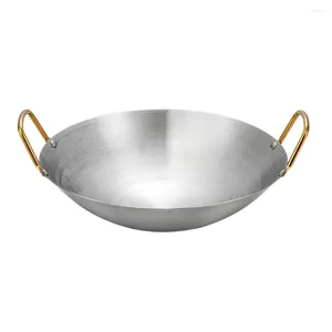 Double Boilers Stainless Steel Pot Oven Trays Cooking Pan Wok Thickened Alcohol Kitchen Utensil Housewarming Gift Home