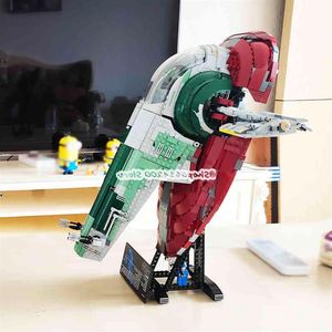 DIY brinquedos criativos compatíveis com o genuíno UCS Slave I Slave NO 1 Movie hobby coleção Building Block Bricks Toys 2067Pcs C1115277m