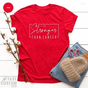 Women's T Shirts Cancer Survivor TShirt Breast Shirt Awareness Tee Y2k Aesthetic Graphic Tops For Women