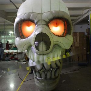 wholesale 3 m High Quality Nightclubs Decoration Giant Can Be Customed 7 Color LED Light Halloween Inflatable skull