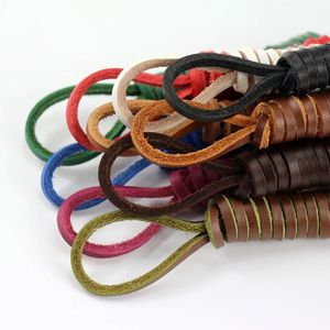 Ayakkabı Parçaları Aksesuarları 1Pair Cowhide Deri Shoelaces Botlar Halat Shoelace 6080100120140160cm Loafers Tekneler Dantel Aksesuarlar 231128