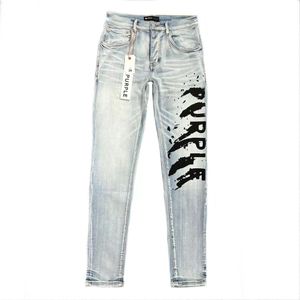 Mor kot tasarımcı Jean Mens denim pantolon moda pantolon düz tasarım retro sokak aşınma gündelik eşofmanlar kadınlar robin mx75