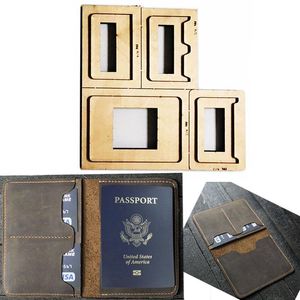 Wallets Japan Steel Blade Die Cutter Leather Template Passport Wallet Gift for man Passport Holder Punch Hand Tool Cut Knife Mould