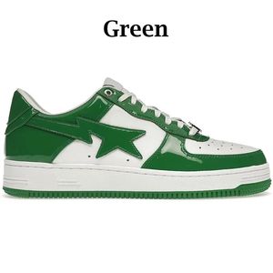 مصمم باباستاس أحذية عارضة SK8 STA Low Men Sneakers Patent Leath