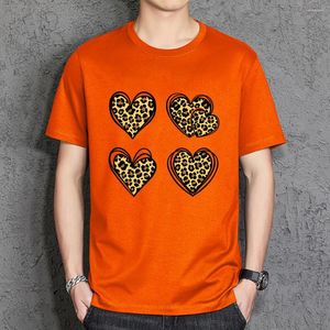 T-shirts pour hommes My Full Of Love Overflows T-shirt pour hommes Simplicité Coton Streetwear Confortable T-shirts à col rond Vintage Respirant