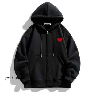 Comme des Garcon męski bluzy bluzy z kapturem 21S Projektant Play Commes Skoczki des Garcons liter haft długie rękawy pullover kobiety czerwone 8329