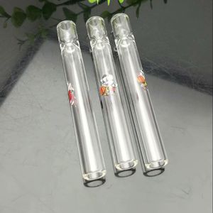 Smoking Pipes Aeecssories Glass Hookahs Bongs Hot selling cartoon pig glass suction nozzle in Europe and America