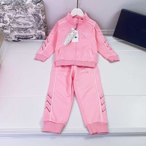 Chándales de marca para bebés, ropa de diseñador para niños de alta calidad, talla 110-170, chaqueta y pantalones para niños con cremallera de manga larga, 25 de noviembre