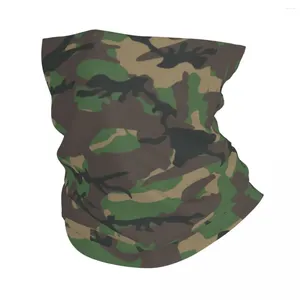 Halsdukar djungel kamouflage bandana nacke gaiter tryckt armé militär camo mask halsduk multi-användning ansikte för män kvinnor vuxen andas