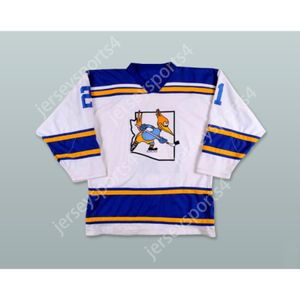 Custom White 21 WHA 1975-76 Phoenix Roadrunners Home Hockey Jersey New Top Sched S-M-L-XL-XXL-3XL-4XL-5XL-6XL