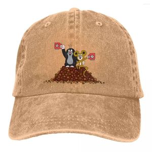 Ball Caps Fashion Casual Summer Cap Sun Visor Cheers Hip Hop Krtek The Mole Cowboy Hat Unisex Hats na prezent podróży