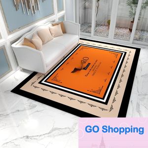 Simple Premium Orange Carpet Living Room Live Room Internet Celebrity Table Carpet Home Room Bedroom Bedside Mats