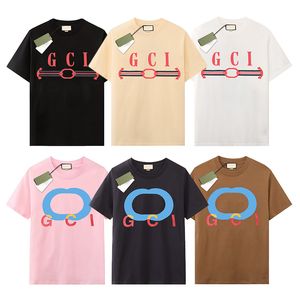 Erkek Tasarımcı T-Shirt Lüks Marka Gu T Shirtler Erkek Kadınlar Kısa Kollu Tees Yaz Gömlekleri Hip Hop Street Giyim Üstleri Şort Giysileri Çeşitli Renkler-74