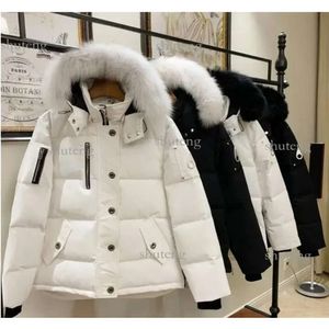 Winter Scissors Goose Down Down Jacket for Men and Women Short Couple Style Fur Collar Canadian Thickened Jacket Bread Jacket 332 326