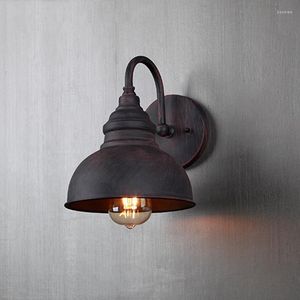 Vägglampa 1pc retro industriell hem balkongväg dekorativ vattentät nattljus för utomhus inomhus