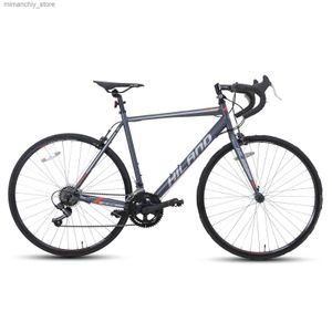 Fahrräder US-Lager HILAND Rennrad 700C Rennfahrrad mit 14 Gängen 6 Farben für Herren Damen Q231129