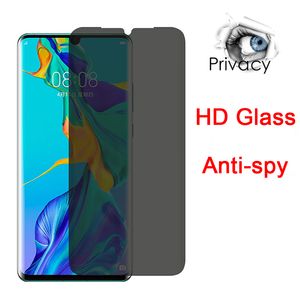 Ochraniacz ekranu prywatności dla Huawei P50 P40 P30 P20 Lite Antispy Temperted Glass P30Pro Mate 50 20 30 Szklanki