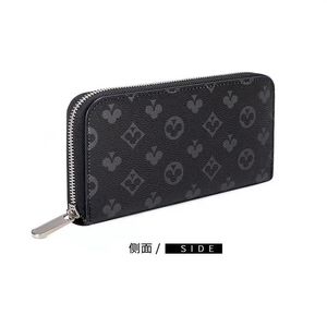 Single zipper WALLET the most stylish way to carry around money cards and coins men leather purse card holder long business women 302D