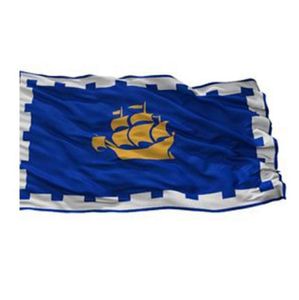 Bandeira da cidade de Quebec de alta qualidade 3x5 FT City Banner 90x150cm Festival Party Gift 100D Poliéster Interior Externo Bandeiras impressas e Bann9896279