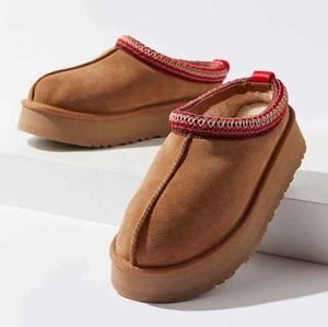 Designerskie kobiety buty śniegowe ciepłe platforma australijska but indoor australia tazz slipper but house zimowe leniwe botki futra wygodne buty