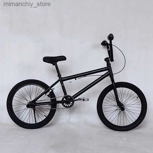 Bicicletas 20 polegadas BMX Fancy Stunt City Street Bike U Brake Steel Frame Minni Racing Performance Bicyc Crianças Homens e Mulheres Aldult Q231129