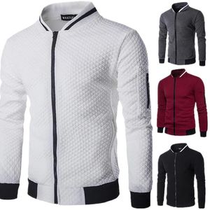 Jaquetas masculinas casuais xadrez cardigan plush zip moletom gola jaqueta slim fit manga comprida casaco de rua moda roupas masculinas 231129