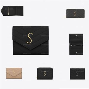 2022 New L Bag Billfold 고품질 여성 지갑 남성 Pures High End Luxury Designer S 지갑과 Box263E